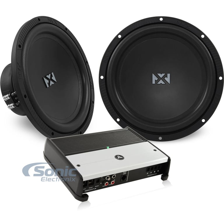 JL Audio XDv2 Series Amplifier + FREE NVX Audio 12" N-Series Subwoofer Image 1
