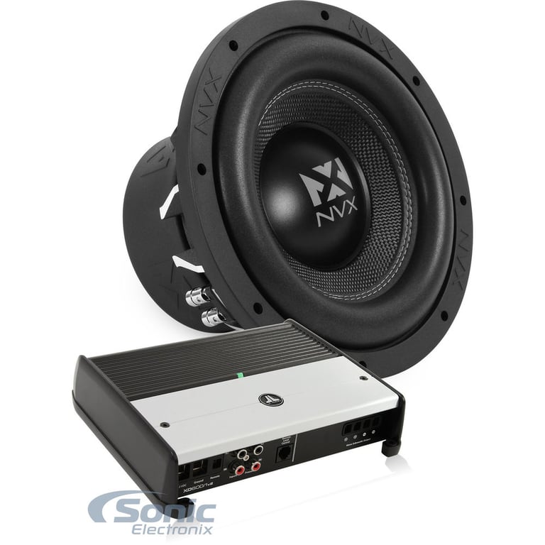 JL Audio XDv2 Series Amplifier + FREE NVX Audio 10" VC-Series Subwoofer Image 1