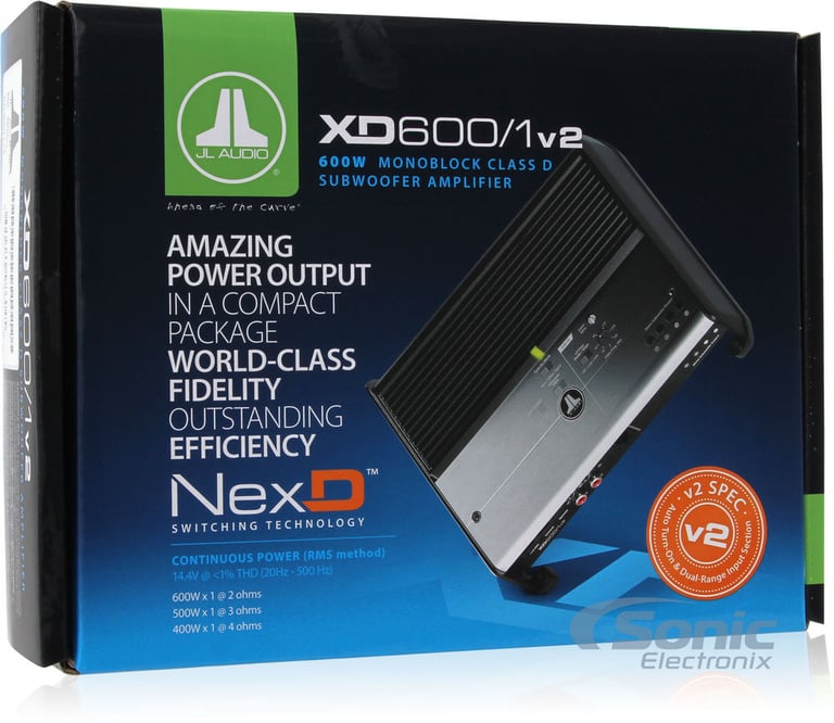 JL Audio XDv2 Series Amplifier + FREE NVX Audio 12" N-Series Subwoofer Image 8