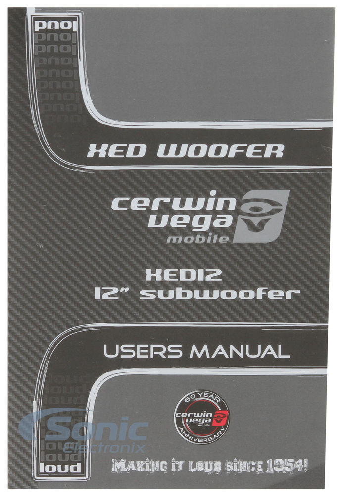 Cerwin-Vega XED1202 Image 5