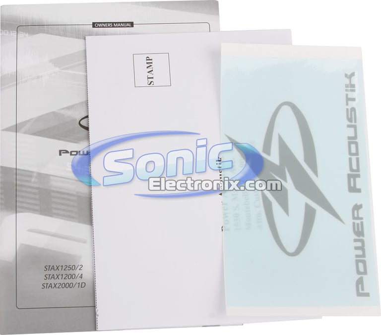 Power Acoustik STAX 5500/1D (STAX5500/1D) Image 9