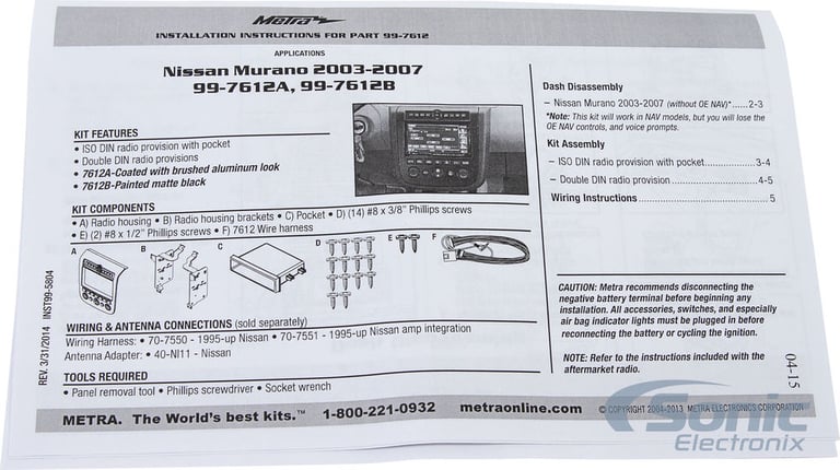 Metra 99-7612A Open Box Complete Image 9