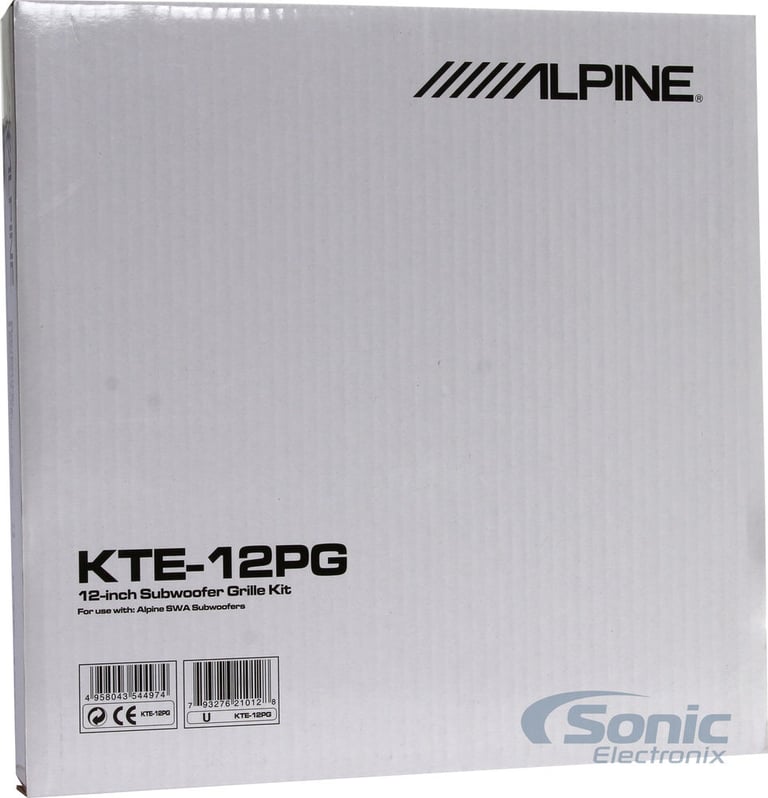 Alpine KTE-12PG Open Box (Complete) Image 3