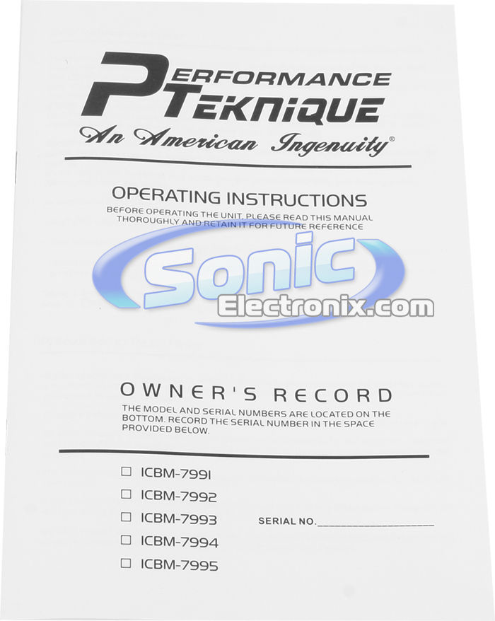 Performance Teknique ICBM-7995 Image 8