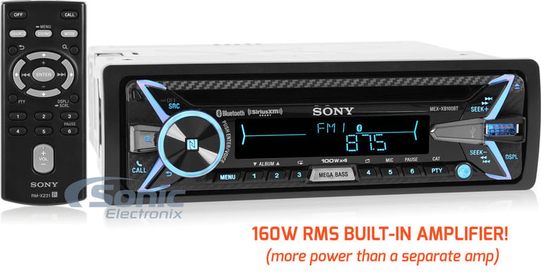 Sony MEX-XB100BT (OPEN BOX INCOMPLETE) Image 15