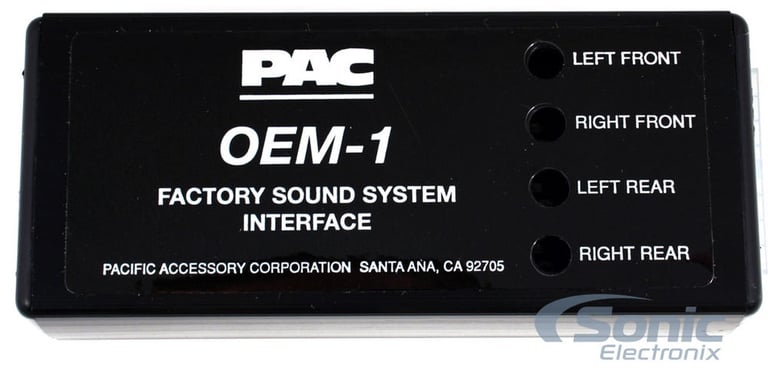PAC OEM-1 Open Box Complete Image 2