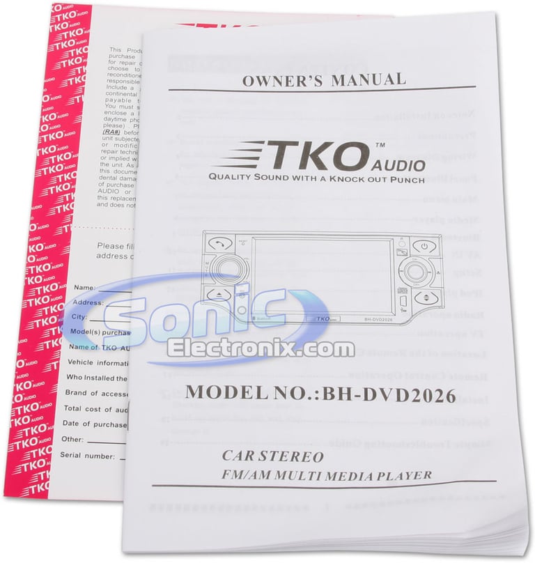 TKO Audio BH-DVD2026 Image 13