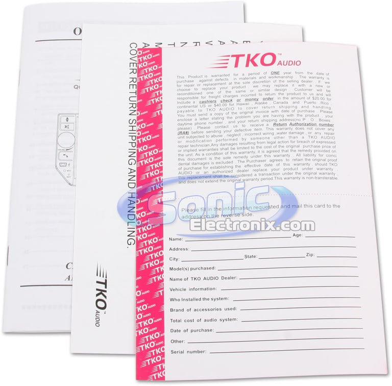 TKO Audio BH-DVD1872 Image 13