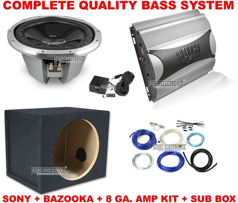 1300W Complete Sony + Bazooka Bass Package Image 1