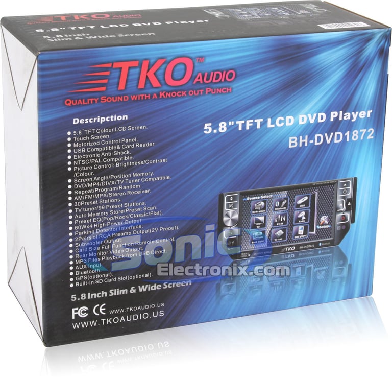 TKO Audio BH-DVD1872 Image 14