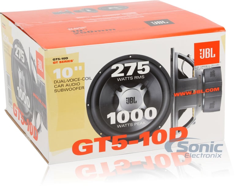 JBL & Crunch, Dual 10" Subwoofer Bass Bundle Image 7