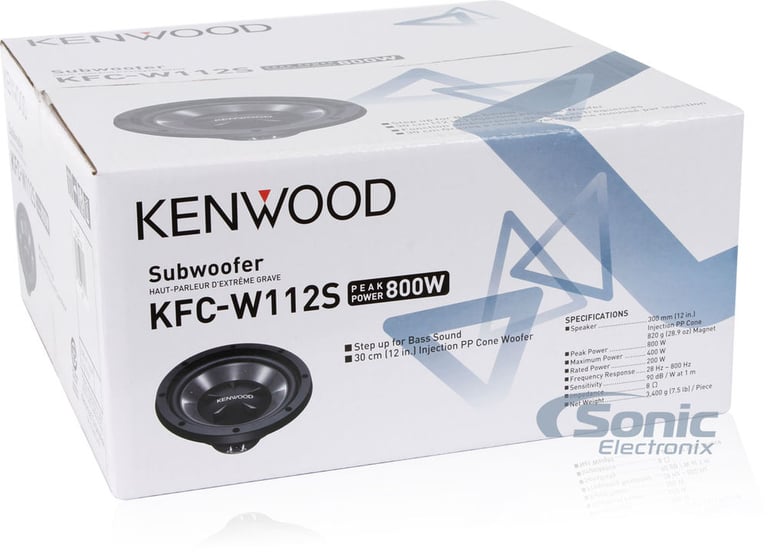 Kenwood & Crunch, Dual 12" Subwoofer Bass Bundle Image 8