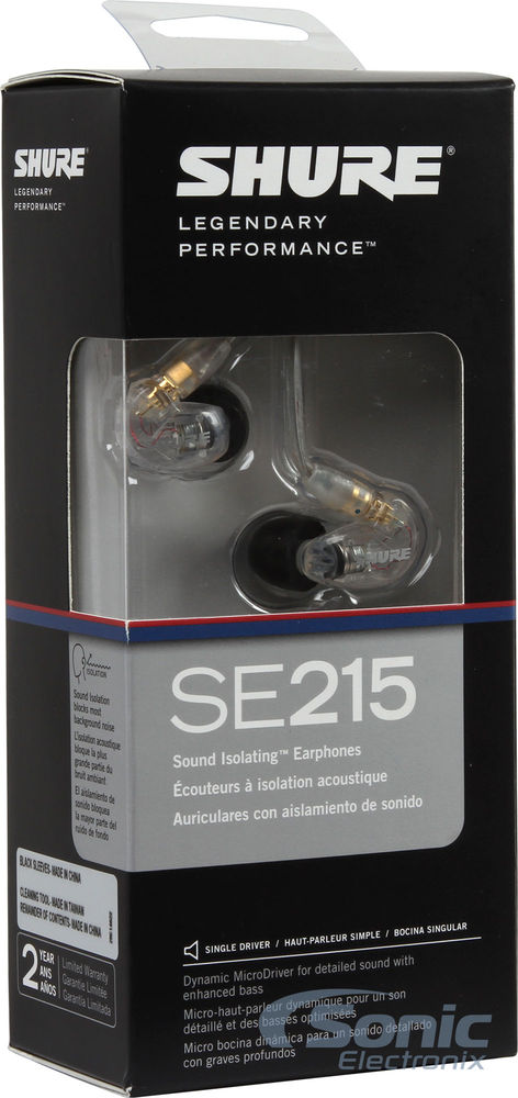 Shure SE215 (Clear) Image 7