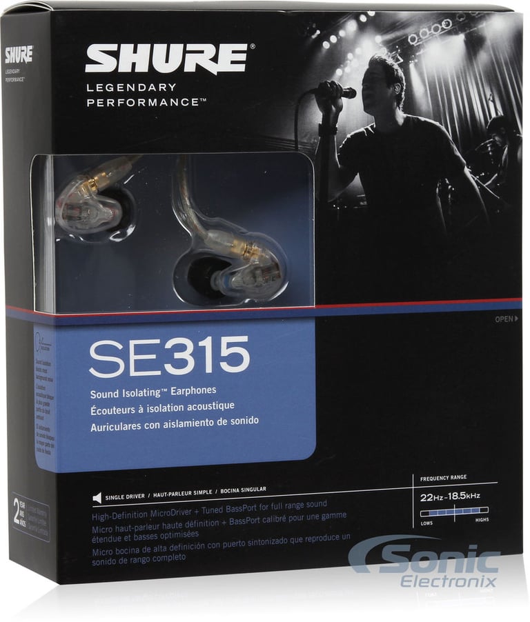 Shure SE315 (Clear) Image 6