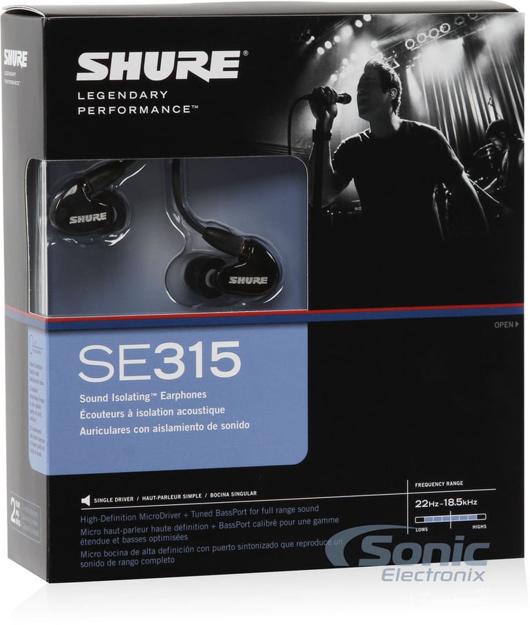 Shure SE315 (Black) Image 6