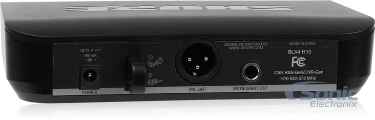 Shure BLX24/PG58-H10 1 Image 3