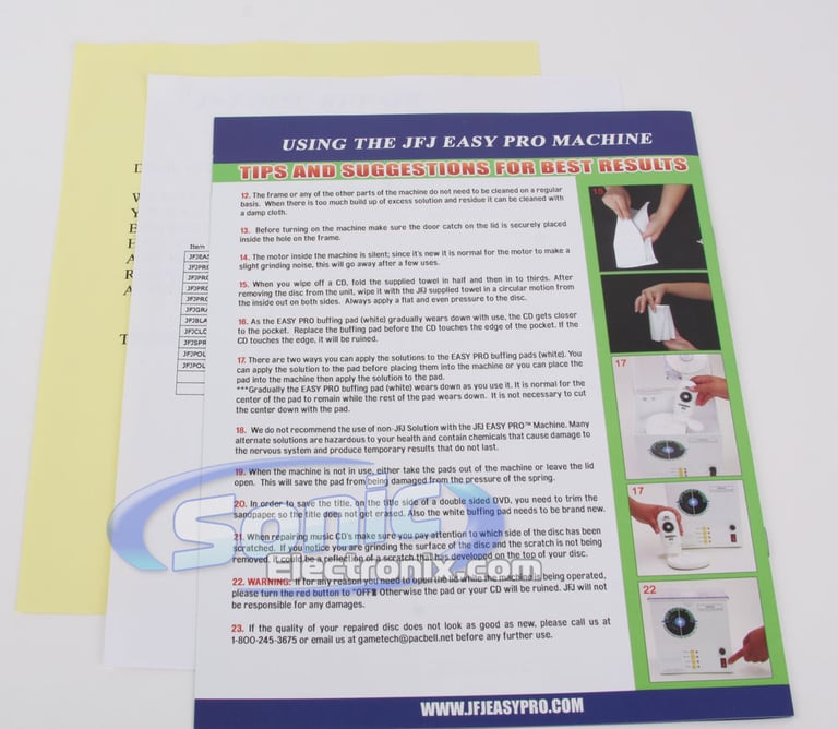 JFJ Easy Pro Machine (JFJEAS) Image 7
