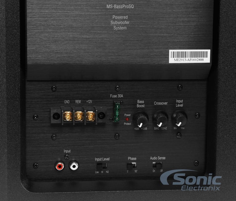 JBL MS-Bass Pro SQ (MS-BassProSQ) Image 8