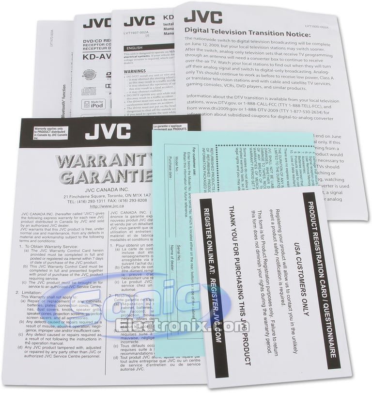 JVC KD-AVX77 Image 9