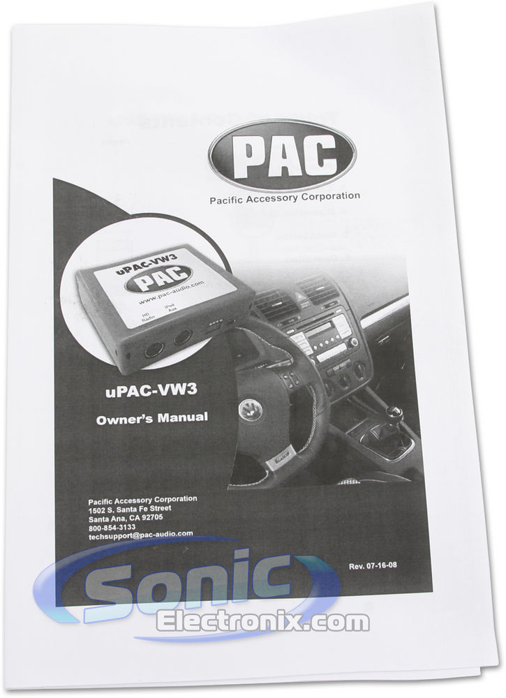 PAC uPAC-VW3 Image 6
