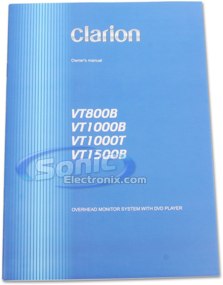 Clarion VT1000B (Black) Image 10