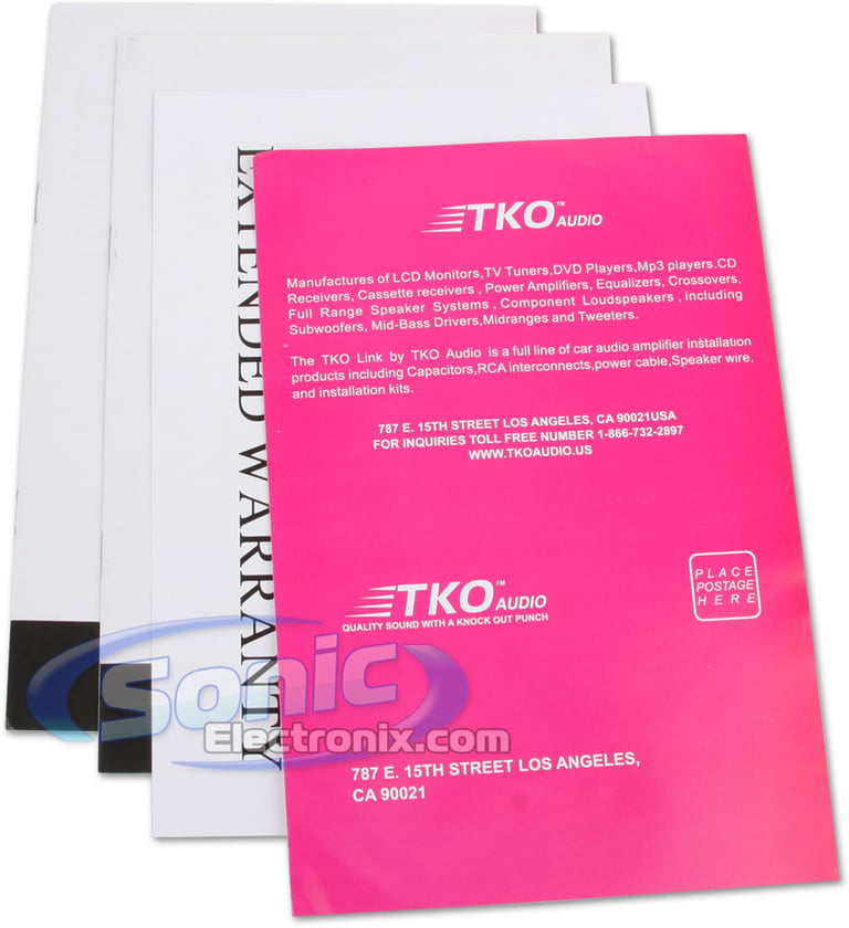 TKO Audio BH-944PL (Black) Image 9