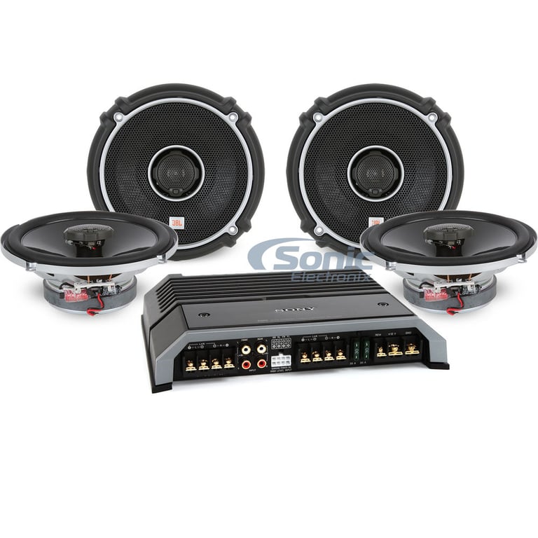 Sony 4-Channel Amplifier with Four FREE JBL 6-1/2" Speakers Image 1