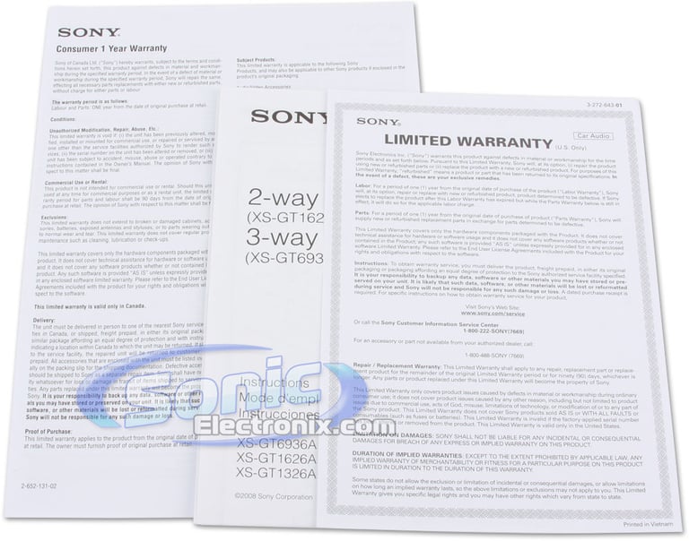 Sony XS-GT1626A Image 7
