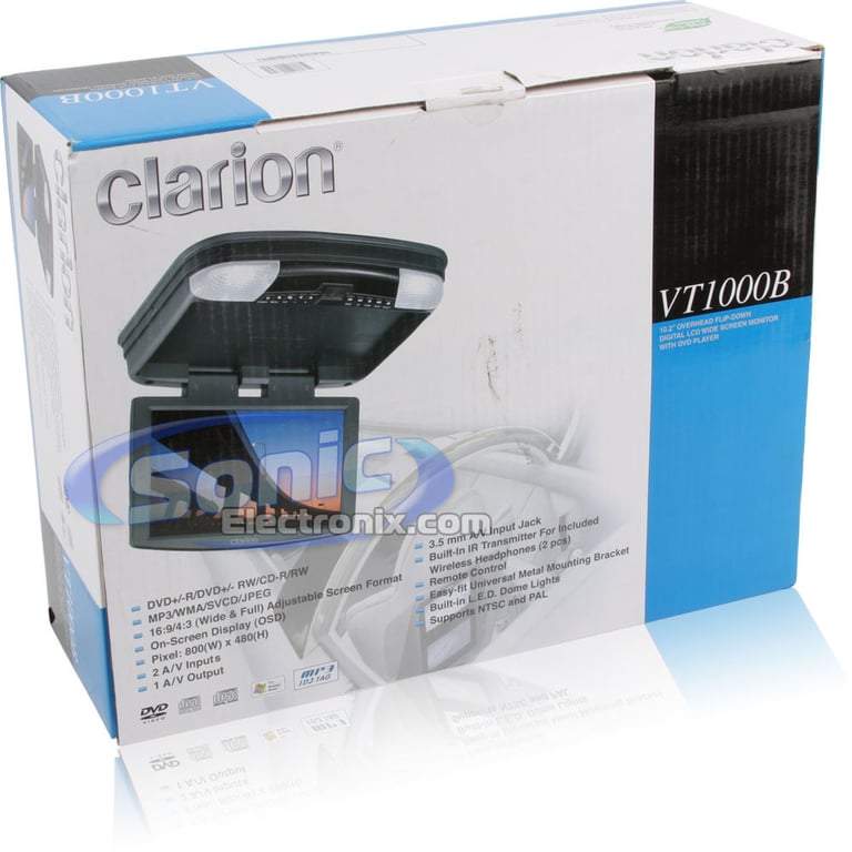 Clarion VT1000B (Black) Image 11