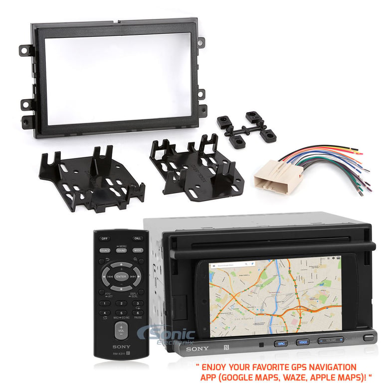 Sony XSP-N1BT Double DIN Car Stereo Package for Select 2005 - 2010 Ford Vehicles Image 1