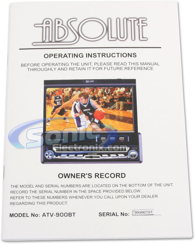 Absolute ATV-900BT Image 13