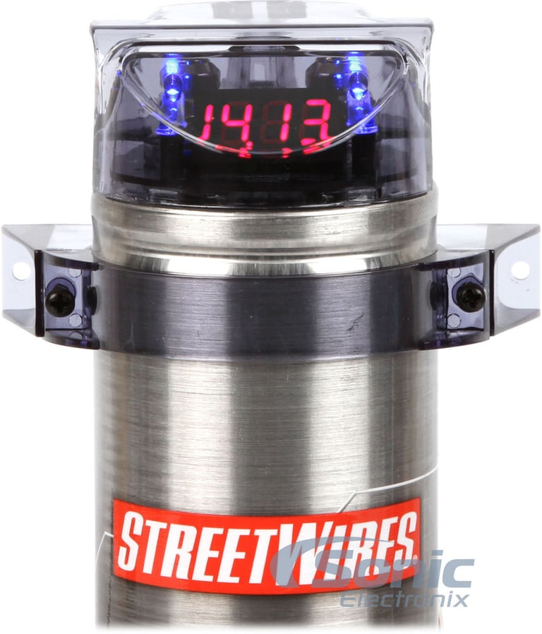 StreetWires 1 Farad Capacitor + 35% OFF 1000 Watts RMS Handling Amp Kit Image 3