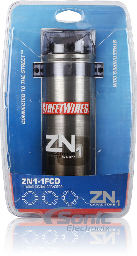 StreetWires 1 Farad Capacitor + 35% OFF 1000 Watts RMS Handling Amp Kit Image 7