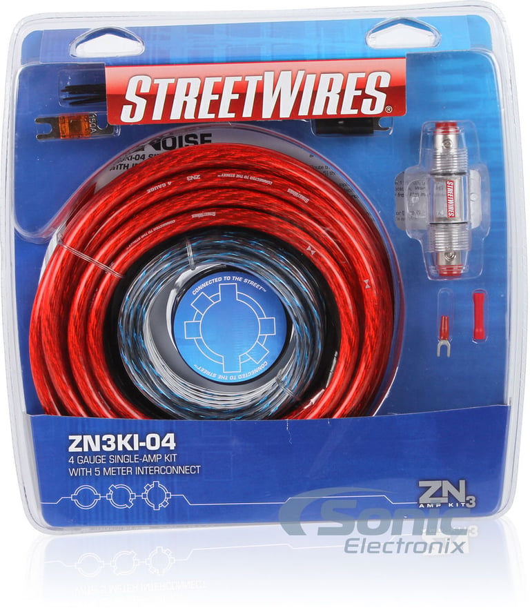 StreetWires 1 Farad Capacitor + 35% OFF 1000 Watts RMS Handling Amp Kit Image 14
