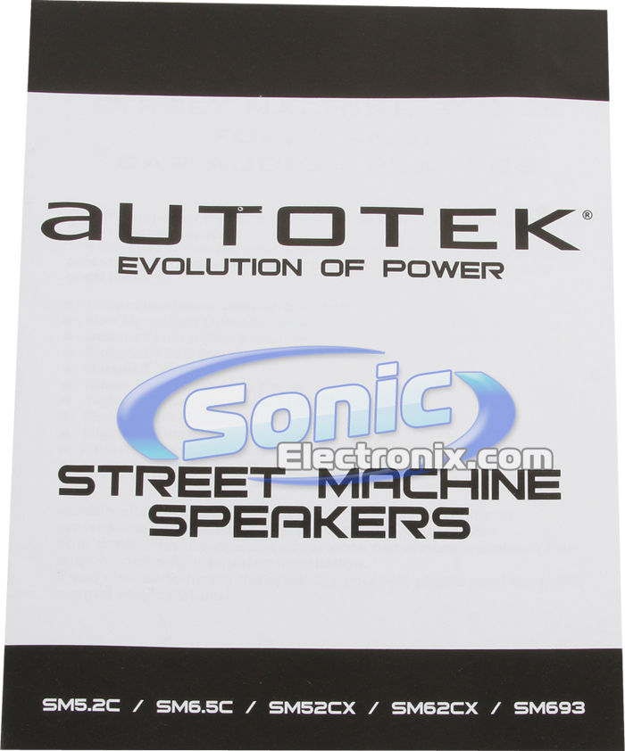 Autotek SM62CX (SM-62CX) Image 7