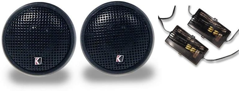 Kicker r25 1" Silk Dome Resolution Tweeters Image 1