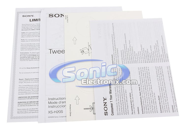 Sony XS-H20S Image 6
