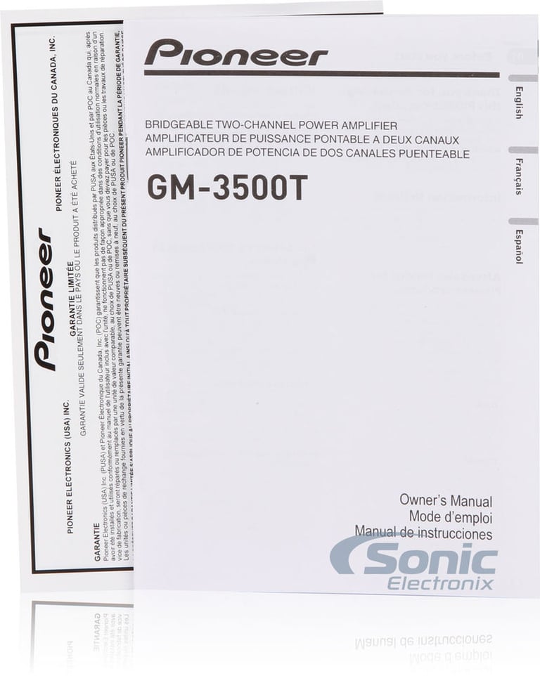 Pioneer GXT3504D Image 7