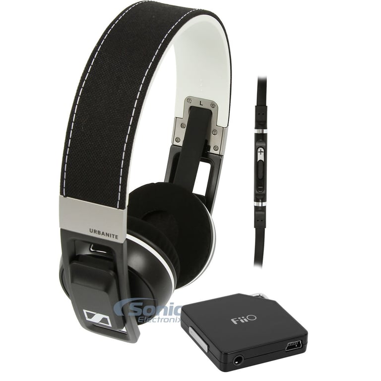 Sennheiser Urbanite (Black) for Galaxy, On-Ear + FiiO E6 Image 1