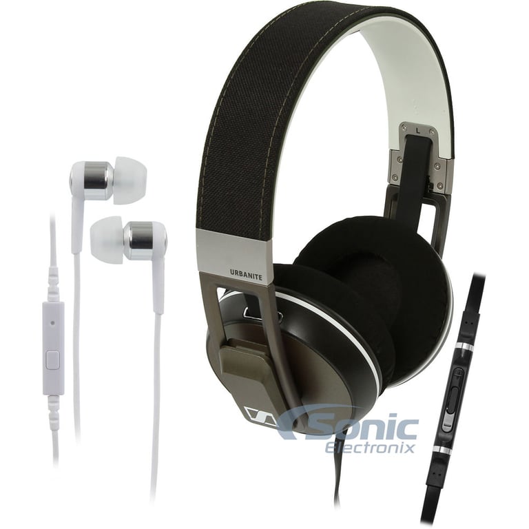 Sennheiser Urbanite XL (Olive) Over-Ear + Beyerdynamic MMX 102 iE (White/Silver) Image 1