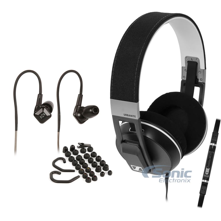 Sennheiser Urbanite XL (Black) Over-ear + NVX EX10S In-Ear Monitors Image 1