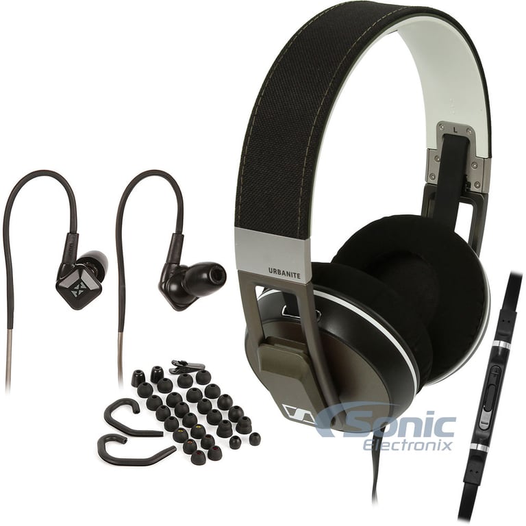 Sennheiser Urbanite XL (Olive) Over-Ear + NVX EX10S In-Ear Monitors Image 1