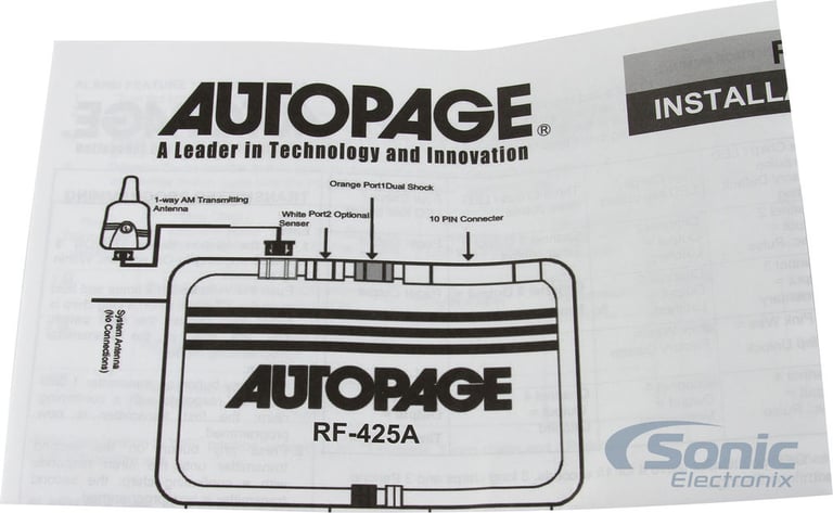 Autopage RF425A Image 10