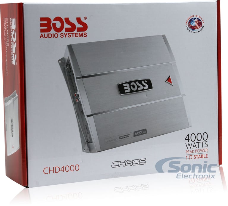 Boss 4000 Watt Max Dual 12" Chaos Series Amplified Bass Bundle Image 14