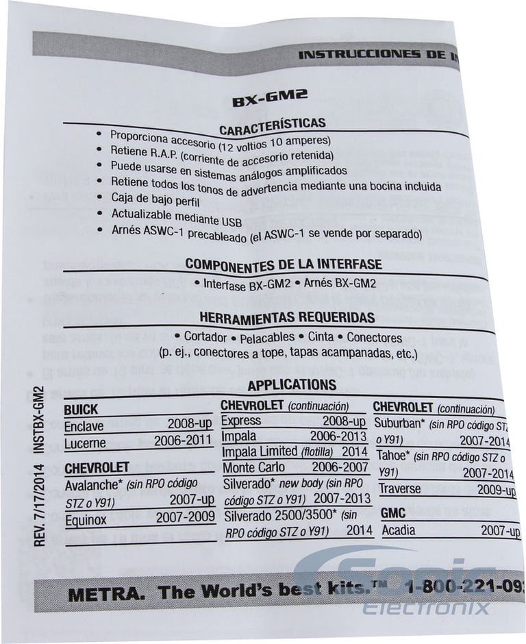 Axxess BX-GM2 Image 5