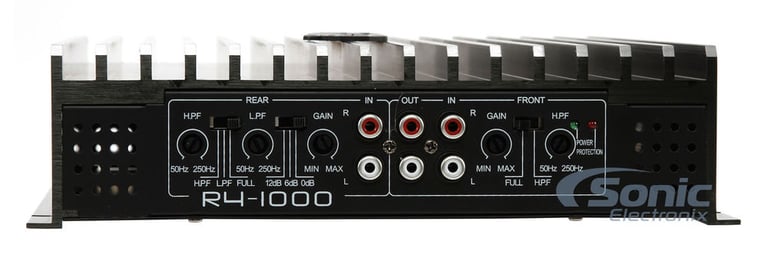 Power Acoustik 4-Channel Amp + Two Pair of Infinity 6-1/2" Component Speakers Image 4