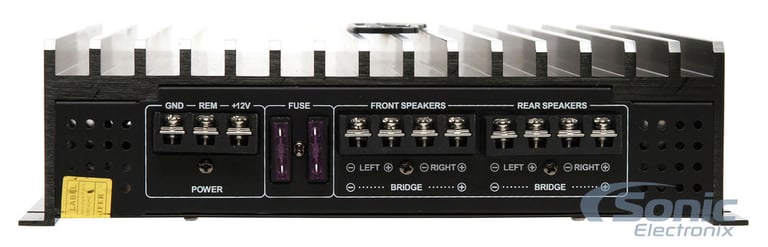 Power Acoustik 4-Channel Amp + Two Pair of Infinity 6-1/2" Component Speakers Image 5