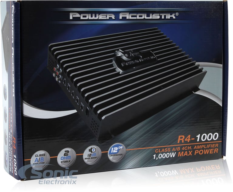 Power Acoustik 4-Channel Amp + Two Pair of Infinity 6-1/2" Component Speakers Image 8