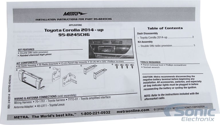 Metra 95-8245CHG Dash Kit Image 5