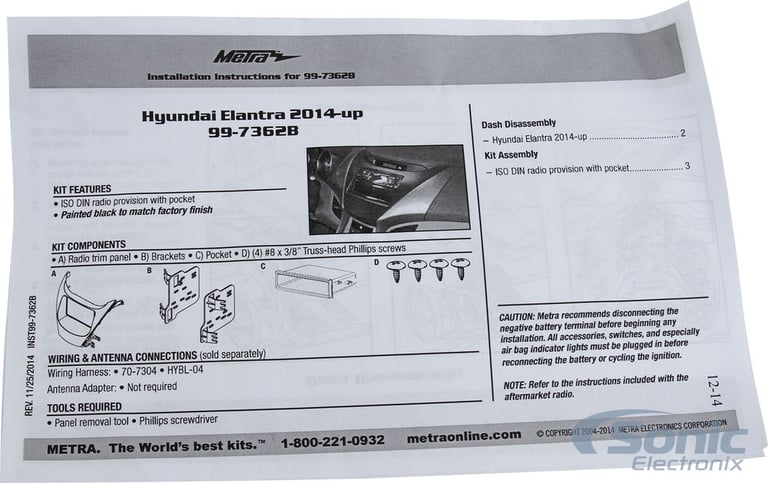 Metra 99-7362B Dash Kit Image 5
